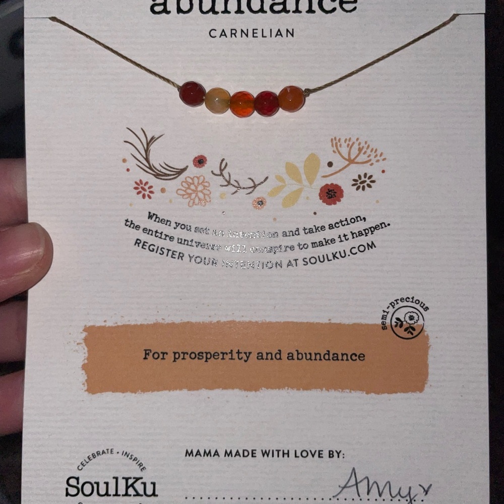Abundance Carnelian Necklace